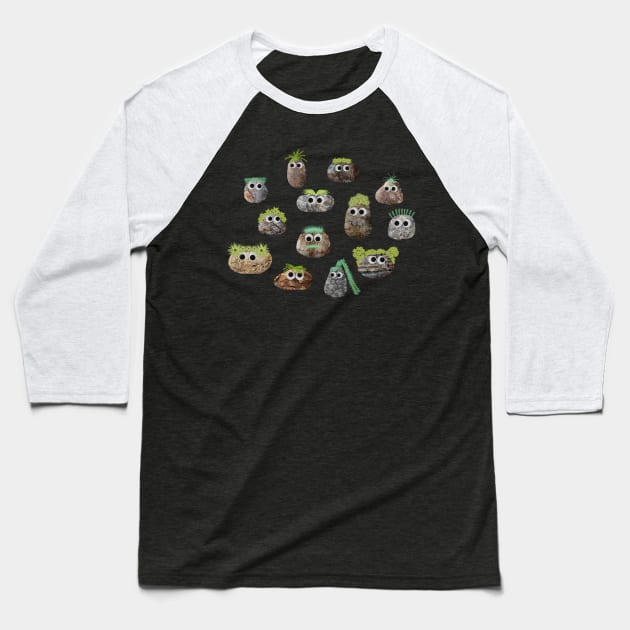 Rocks Baseball T-Shirt by ahadden